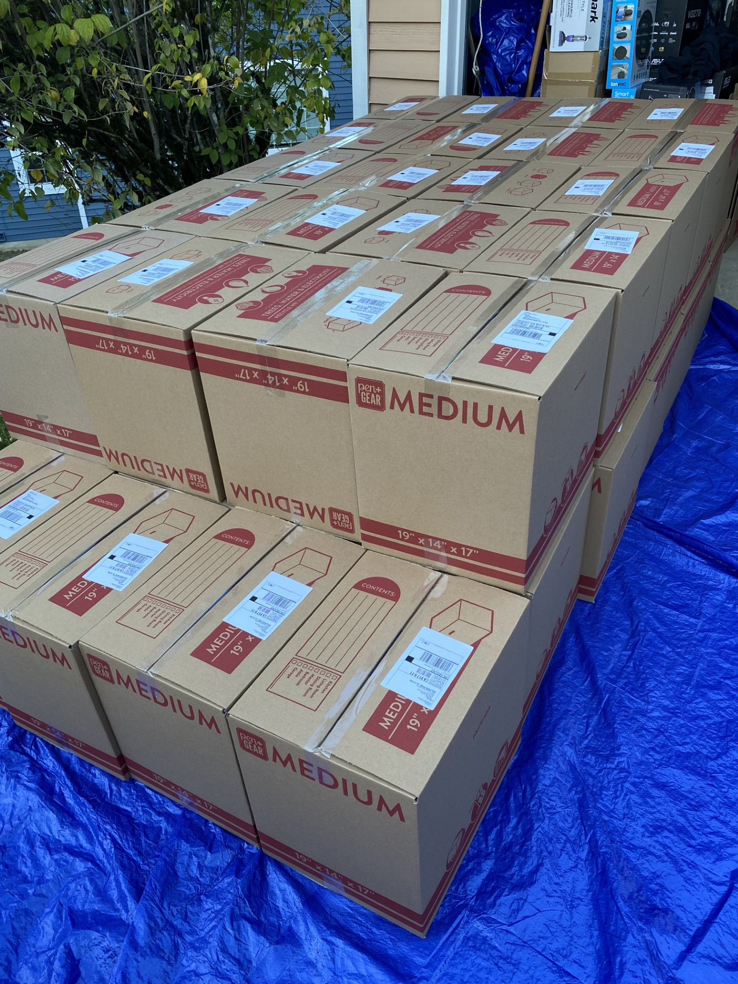 Product inventory boxes